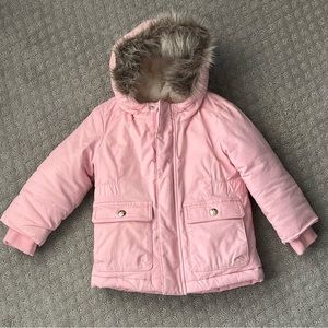 EUC Cat & Jack Parka Jacket with Hood, 2T